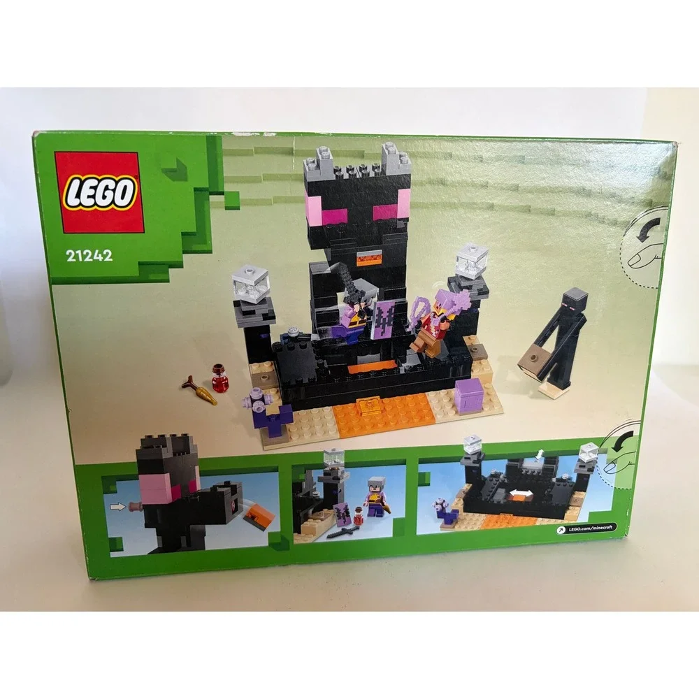 NIB New Minecraft The End Arena 21242 Factory Sealed Building Retired Set